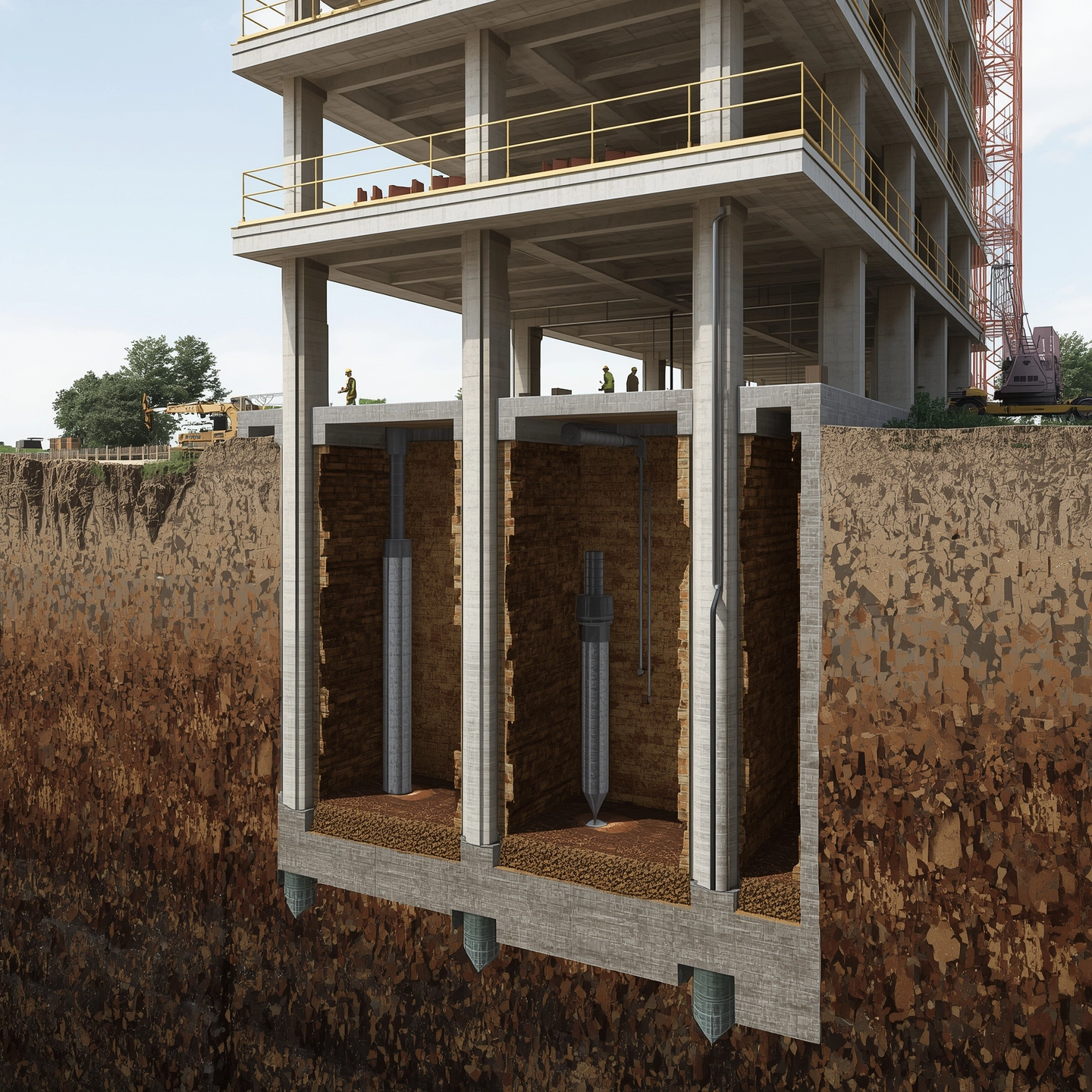 Pile Foundation Design with Driven, Bored, and Micro Piles for Structural Stability in Chennai